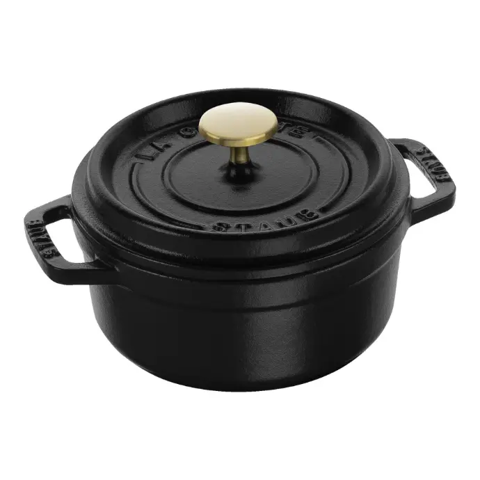 Staub La Cocotte Cocotte 14 cm / 800 ml, Rond, Zwart
