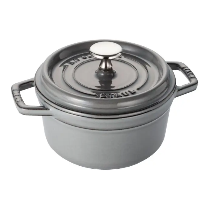 Staub La Cocotte Cocotte 16 cm / 1,25 l, Rond, Grafietgrijs