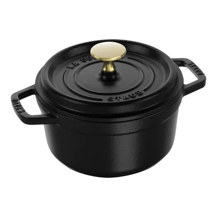 Staub La Cocotte Cocotte 16 cm / 1,25 l, Rond, Zwart