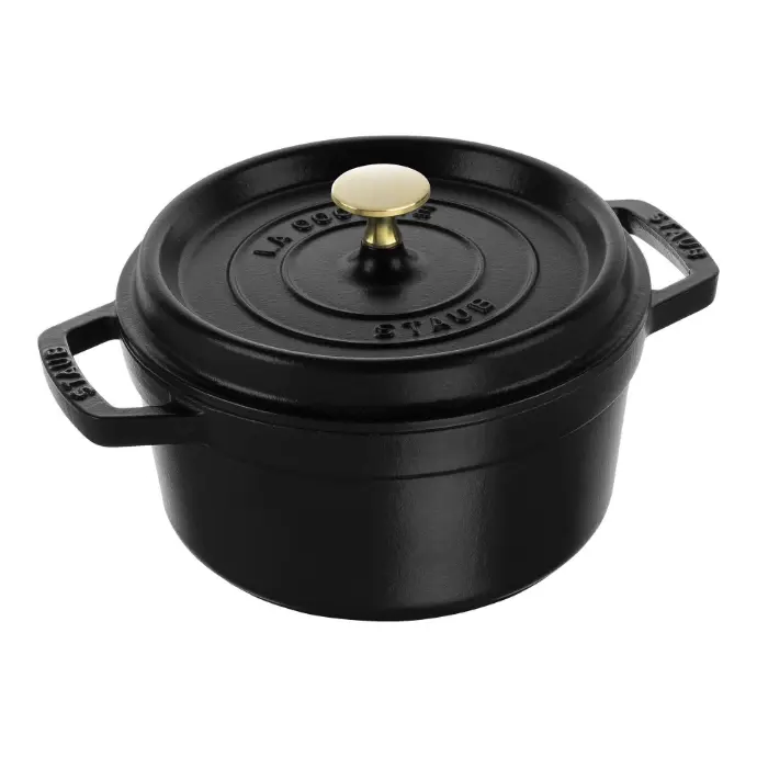 Staub La Cocotte Cocotte 20 cm / 2,2 l, Rond, Zwart