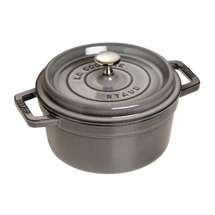 Staub La Cocotte Cocotte 22 cm / 2,5 l, Rond, Grafietgrijs