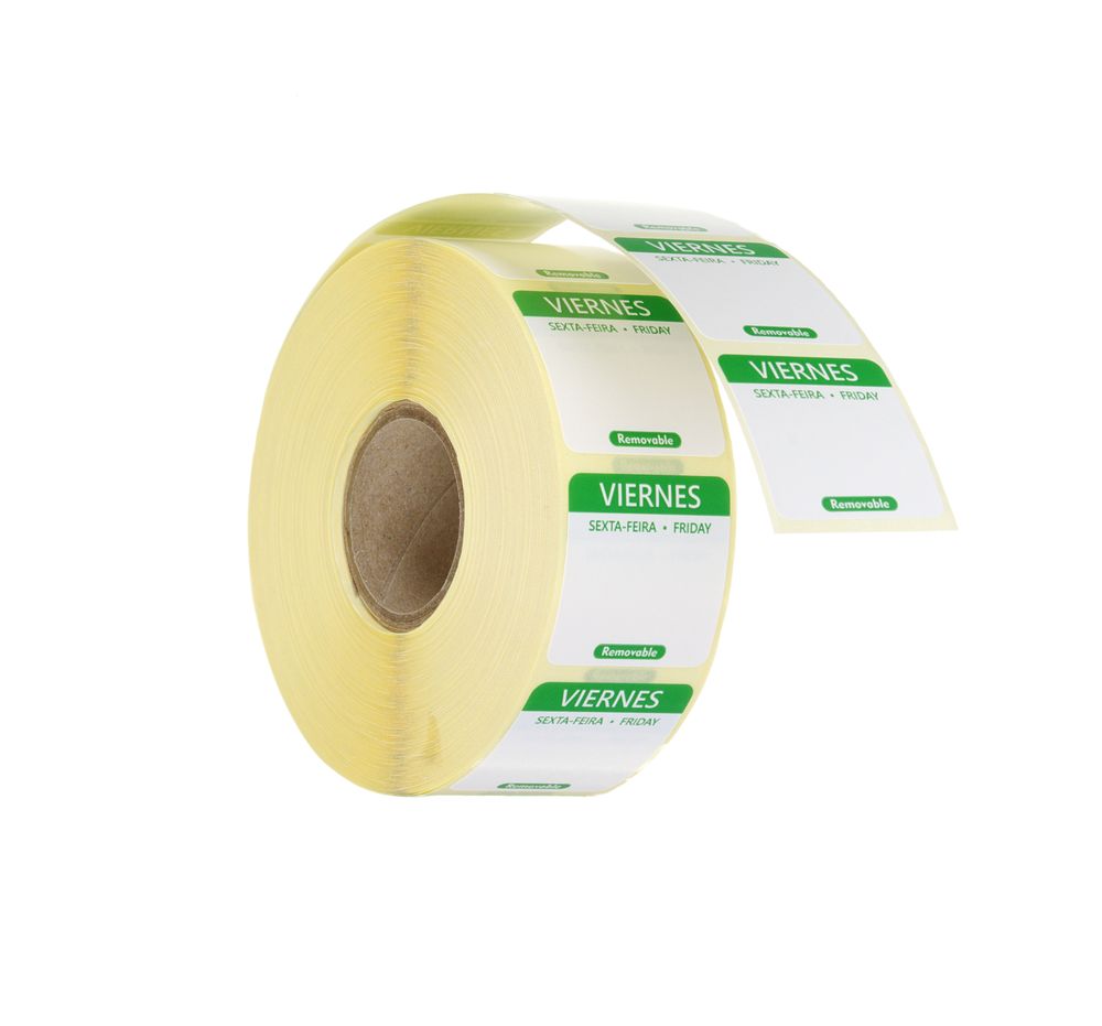 HENDI Voedselveiligheidsstickers, multifunctioneel, eenvoudig verwijderbaar 850848