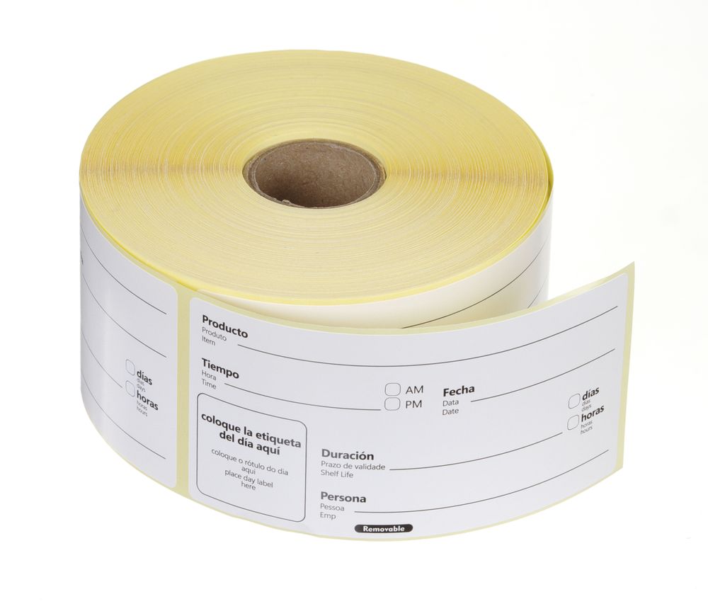 HENDI Houdbaarheidsstickers, multifunctioneel, eenvoudig te verwijderen 850879