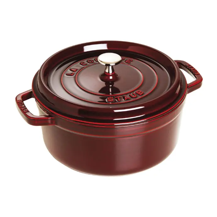 Staub La Cocotte Cocotte 26 cm / 5,25 l, Rond, Grenadine rood