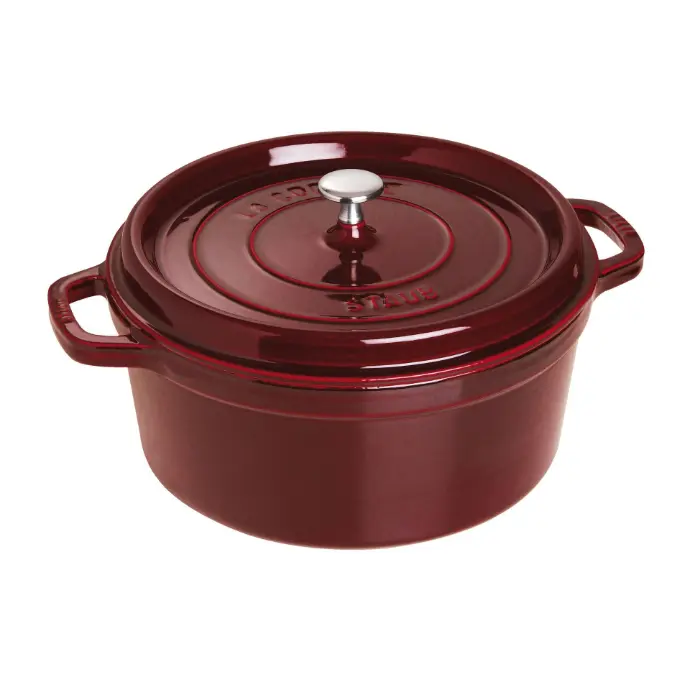 Staub La Cocotte Cocotte 28 cm / 6,75 l, Rond, Grenadine rood