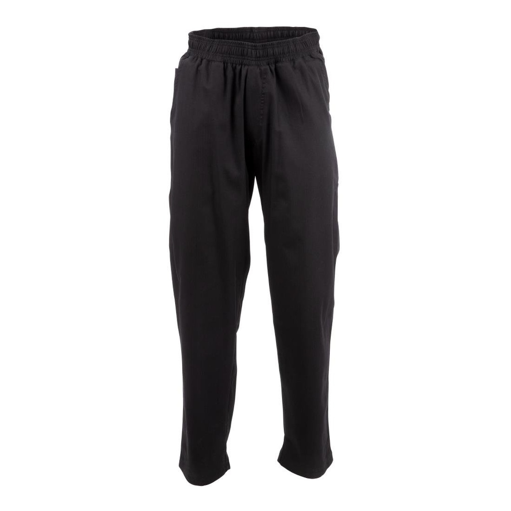 Chef Works unisex baggy koksbroek zwart L