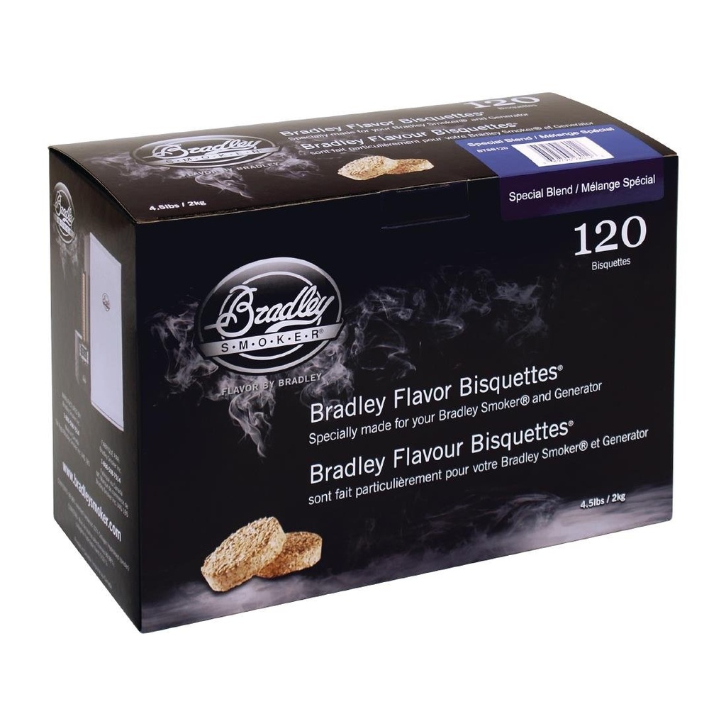 Bradley Food Smoker Special Blend Flavour Bisquette (120 Pack)