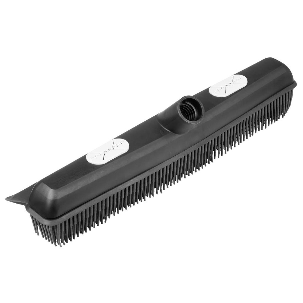 Jantex Connect Rubber Broom Head Black 340mm
