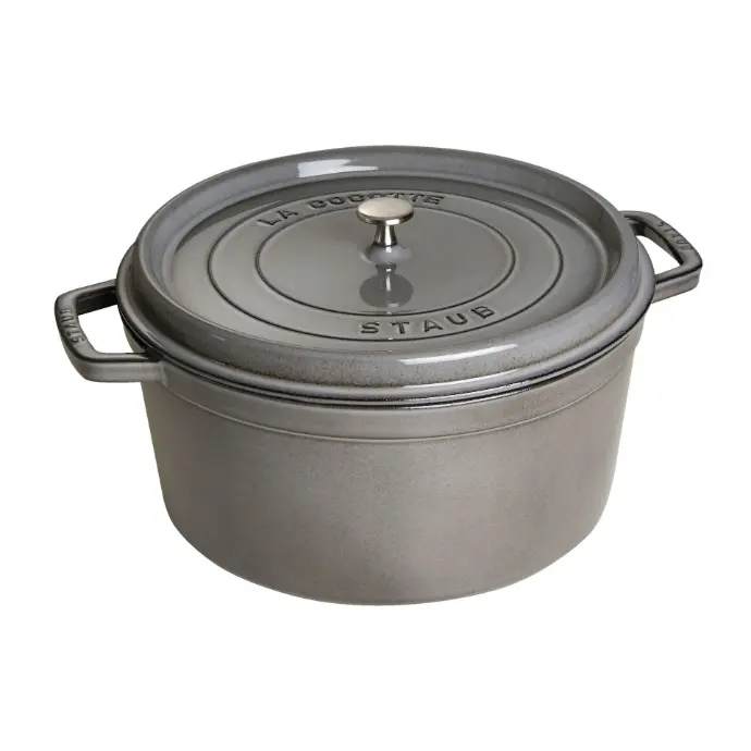 Staub La Cocotte Cocotte 30 cm / 8,4 l, Rond, Grafietgrijs