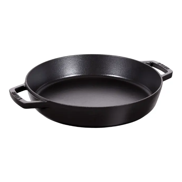 Staub Pans Paellapan 34 cm, Zwart