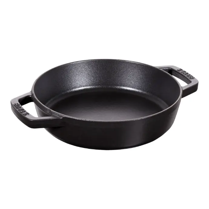 Staub Pans Koekenpan met 2 handgrepen 20 cm, Zwart