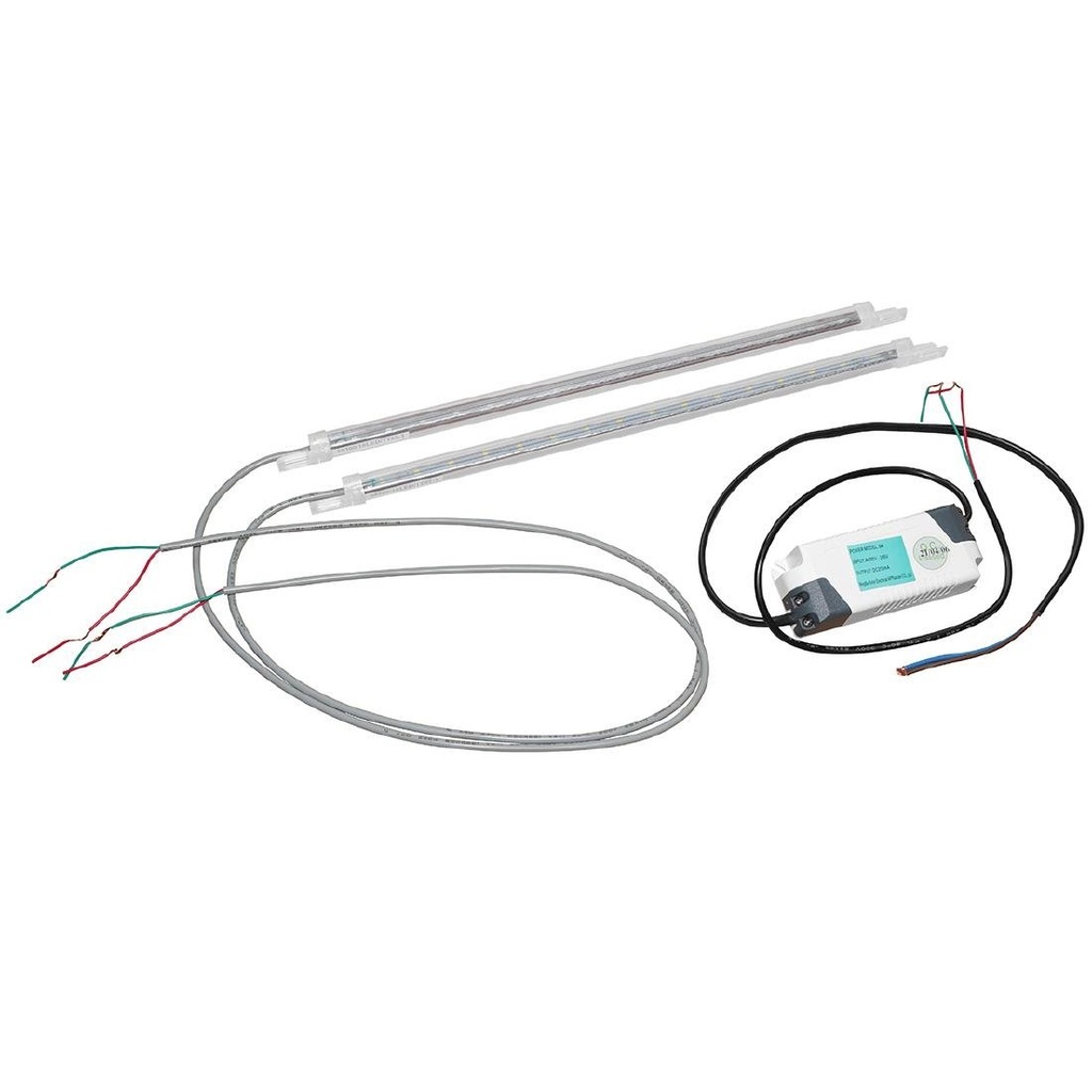 Polar LED-licht en transformator