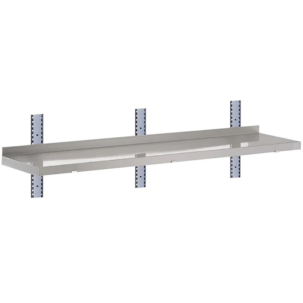 Gastro-M Complete wandplank 1 niveau 160x40cm - volledige montageset (excl. schroeven)
