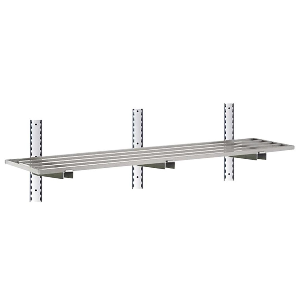 Gastro-M Complete wandplank 1 niveau 140x40cm - volledige montageset (excl. schroeven)