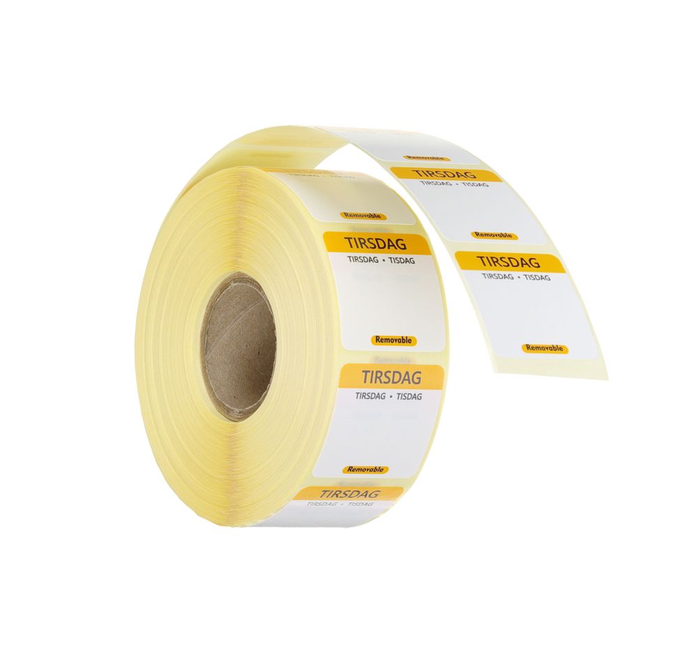 HENDI Voedselveiligheidsstickers, multifunctioneel, eenvoudig verwijderbaar 850596