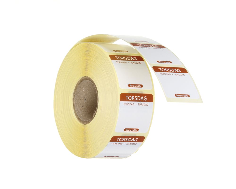 HENDI Voedselveiligheidsstickers, multifunctioneel, eenvoudig verwijderbaar 850619