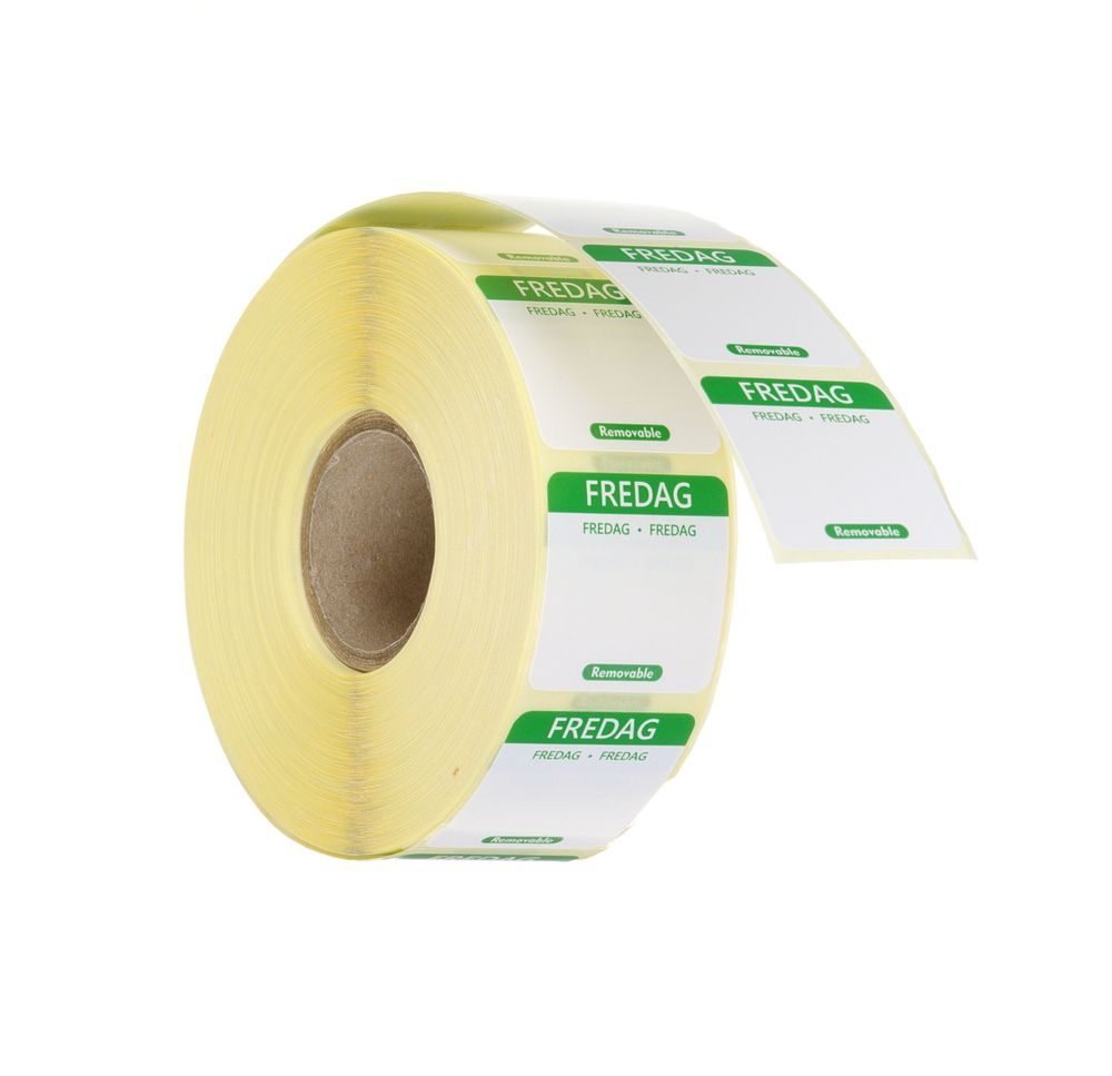 HENDI Voedselveiligheidsstickers, multifunctioneel, eenvoudig verwijderbaar 850626