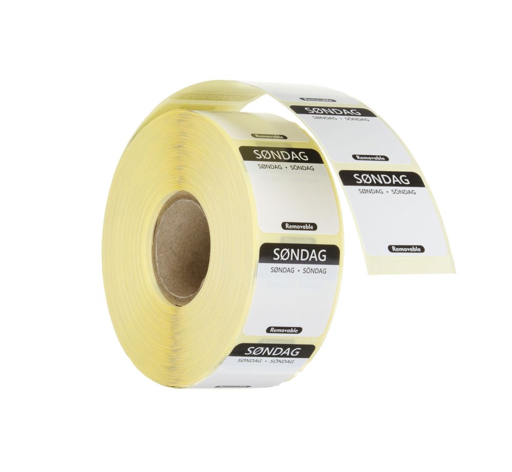 HENDI Voedselveiligheidsstickers, multifunctioneel, eenvoudig verwijderbaar 850640