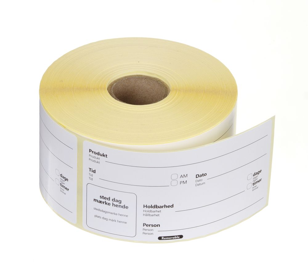 HENDI Houdbaarheidsstickers, multifunctioneel, eenvoudig te verwijderen 850657