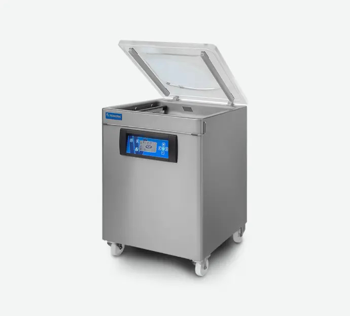 Vacuummachine Henkovac Mobile M2, roestvrijstalen kamer & transparante deksel