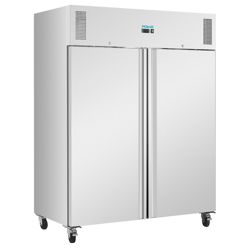 Polar U-Series Staande dubbeldeurs koelkast of vriezer 1300Ltr