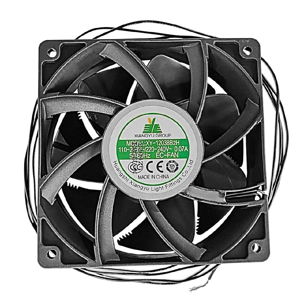 Polar ventilatormotor