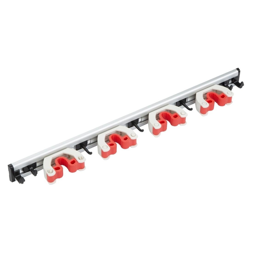 Jantex wandhouder voor stelen (4 klemmen)