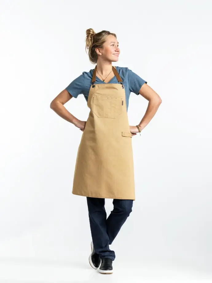 Schort Chaud Devant - Clip Mustard W70 - L85