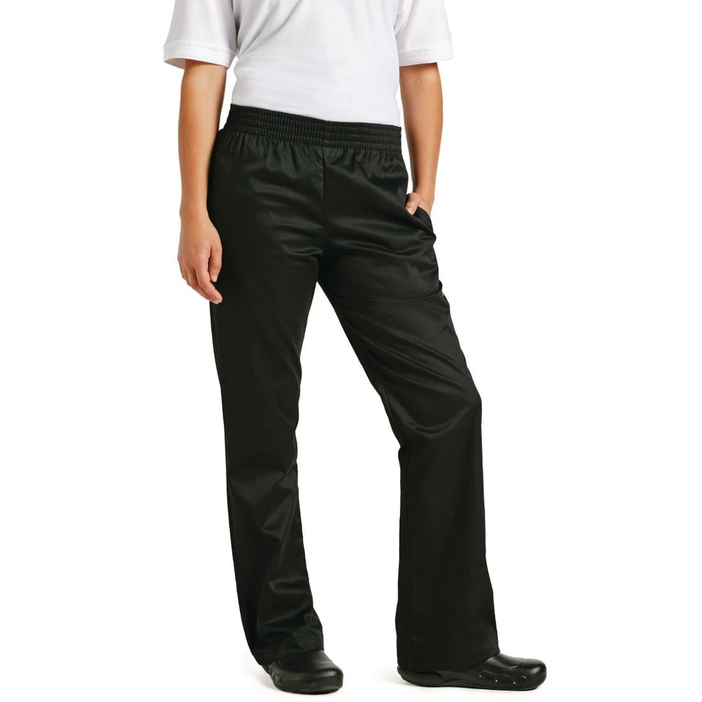 Chef Works Basic Baggy dames koksbroek zwart XL
