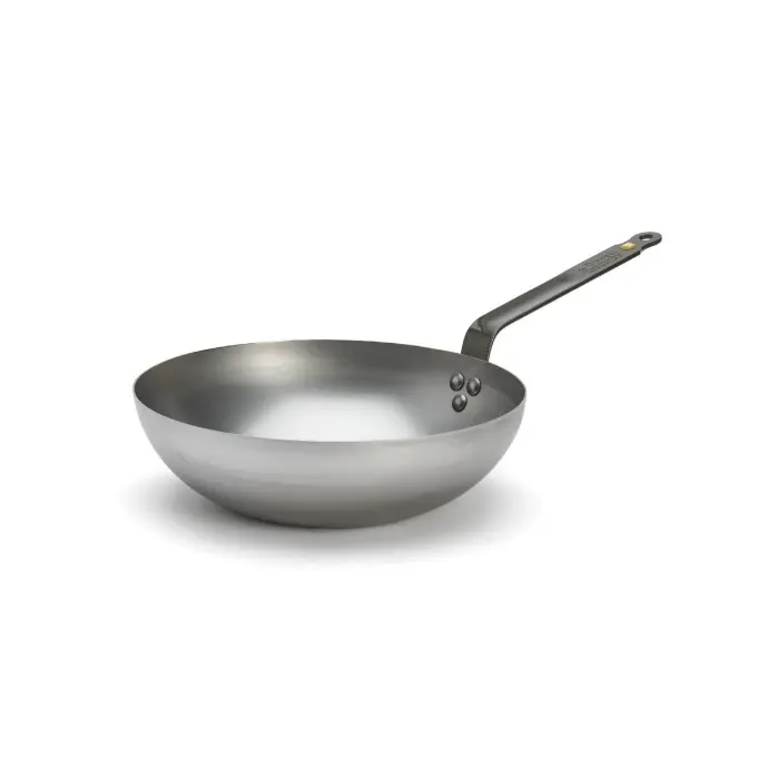 Wok plaatstaal 28 cm - MINERAL B - De Buyer