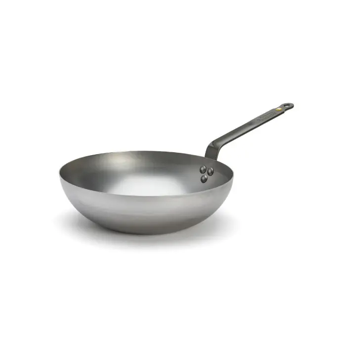 Wok plaatstaal 24 cm - MINERAL B - De Buyer