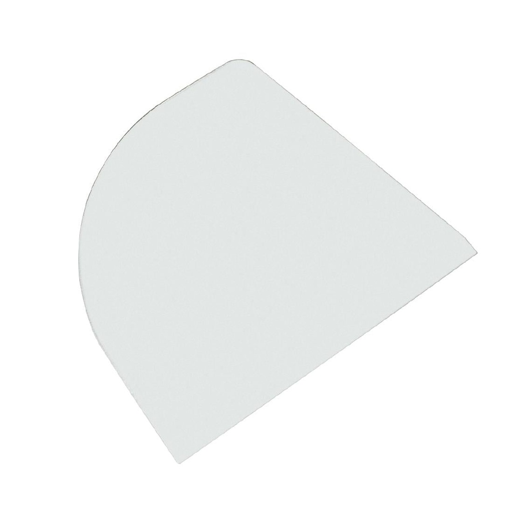 Polar gebogen zijglas