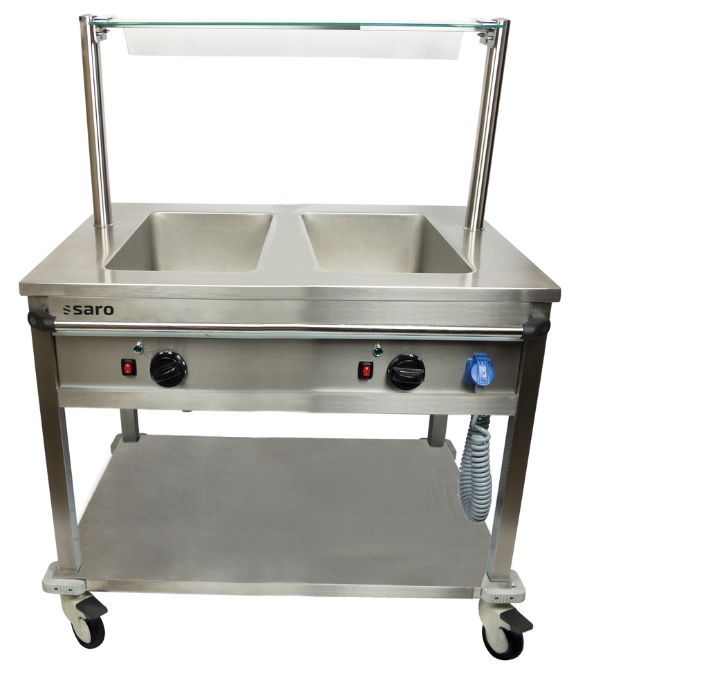 Saro Bain Marie trolley model BTS-2 126-1515