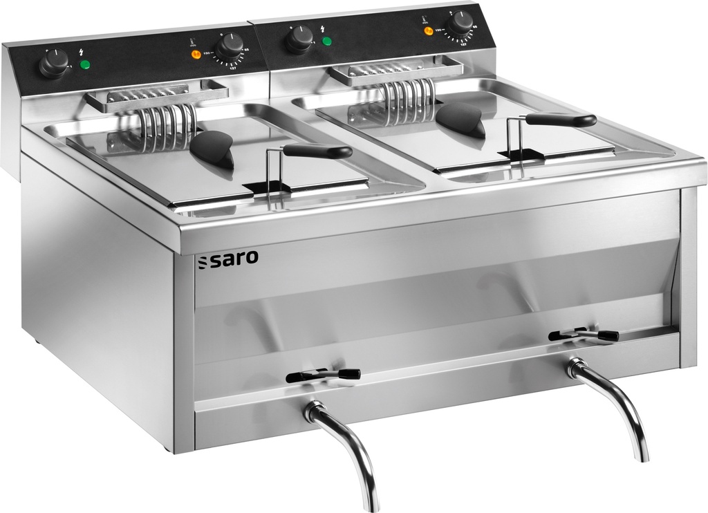 Saro Friteuse Tafelmodel GASTROLINE 9+9V 172-4025