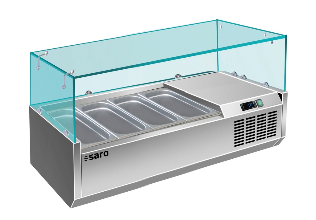 Saro Opzet koelvitrine - 1/3 GN, model VRX 1200/380 323-1030