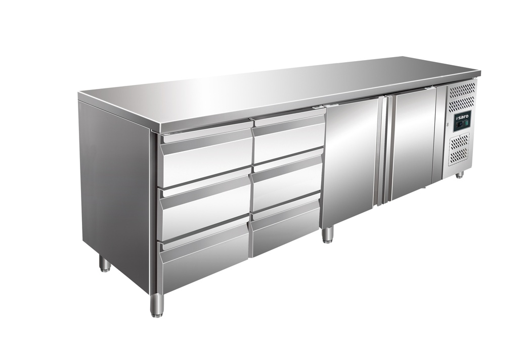 Saro koeltafel, 2 deuren + 2x 3-ladenset, KYLJA 4150 TN 323-10725