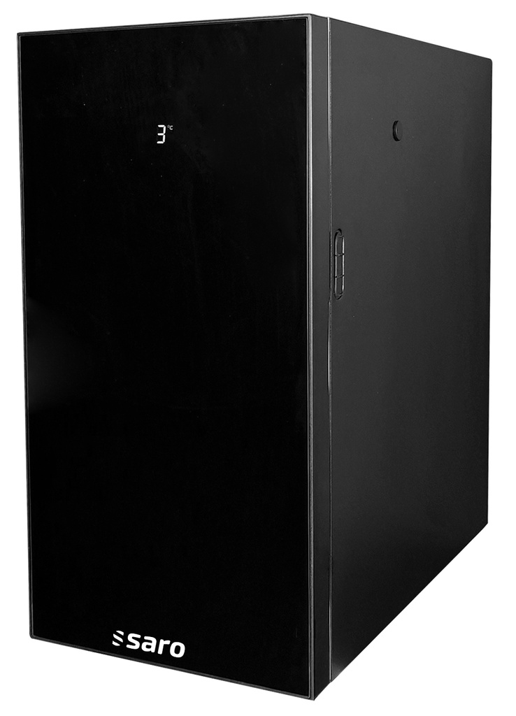 Saro Melkkoeler met volledig glazen deur Model KEA 325-2177