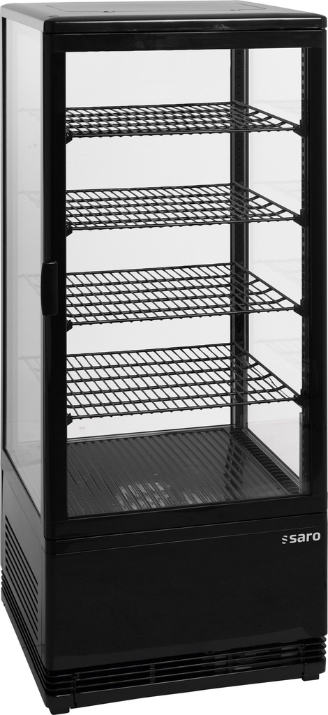 Saro Koelvitrine model SC 100 zwart 330-1013