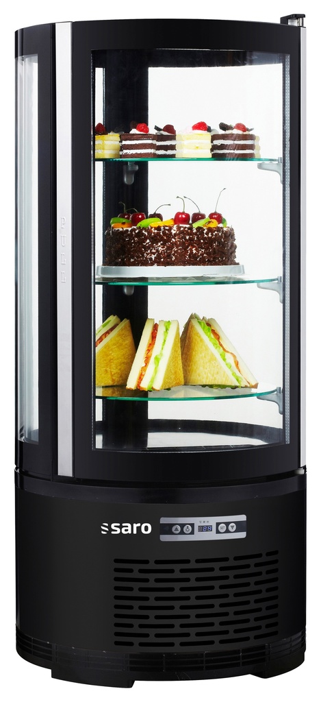 Saro Taartvitrine Zwart Model MATILDE 330-1126