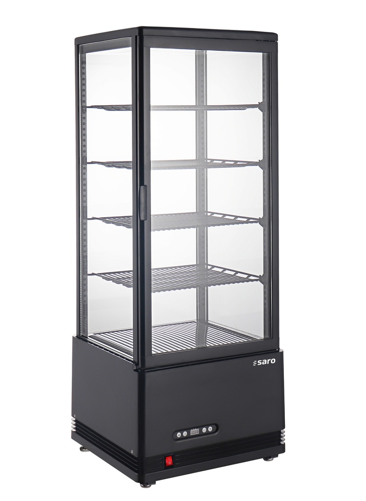 Saro Koelvitrine SC 100 AV, zwart 330-3013