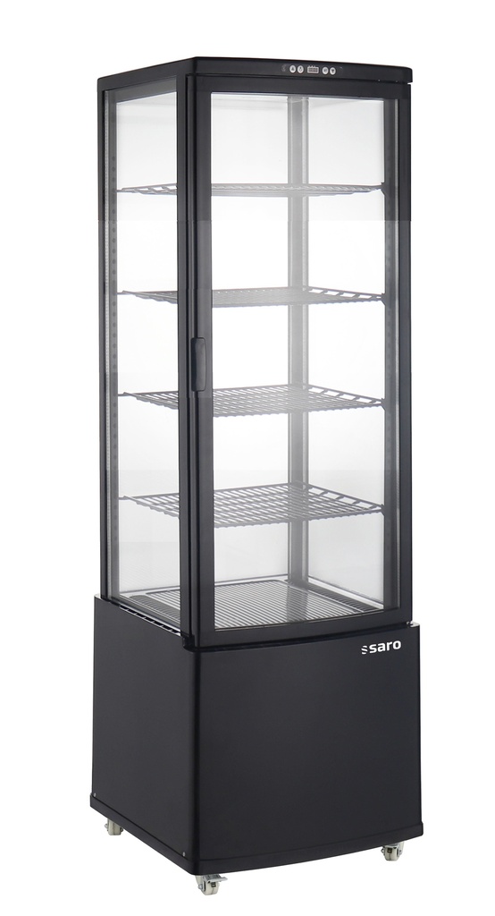 Saro Koelvitrine Model PHIL AV, zwart 330-3036