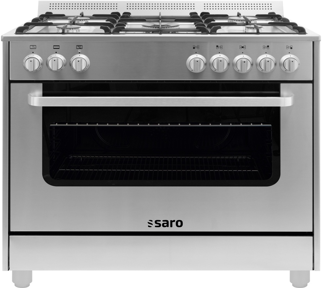 Saro Multifunct. gasfornuis, electrische oven,TS95C61LX 331-1160