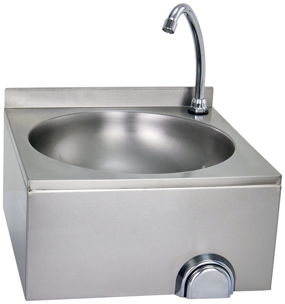 Saro Handwastafel met kniebediening, model Justin 353-1007