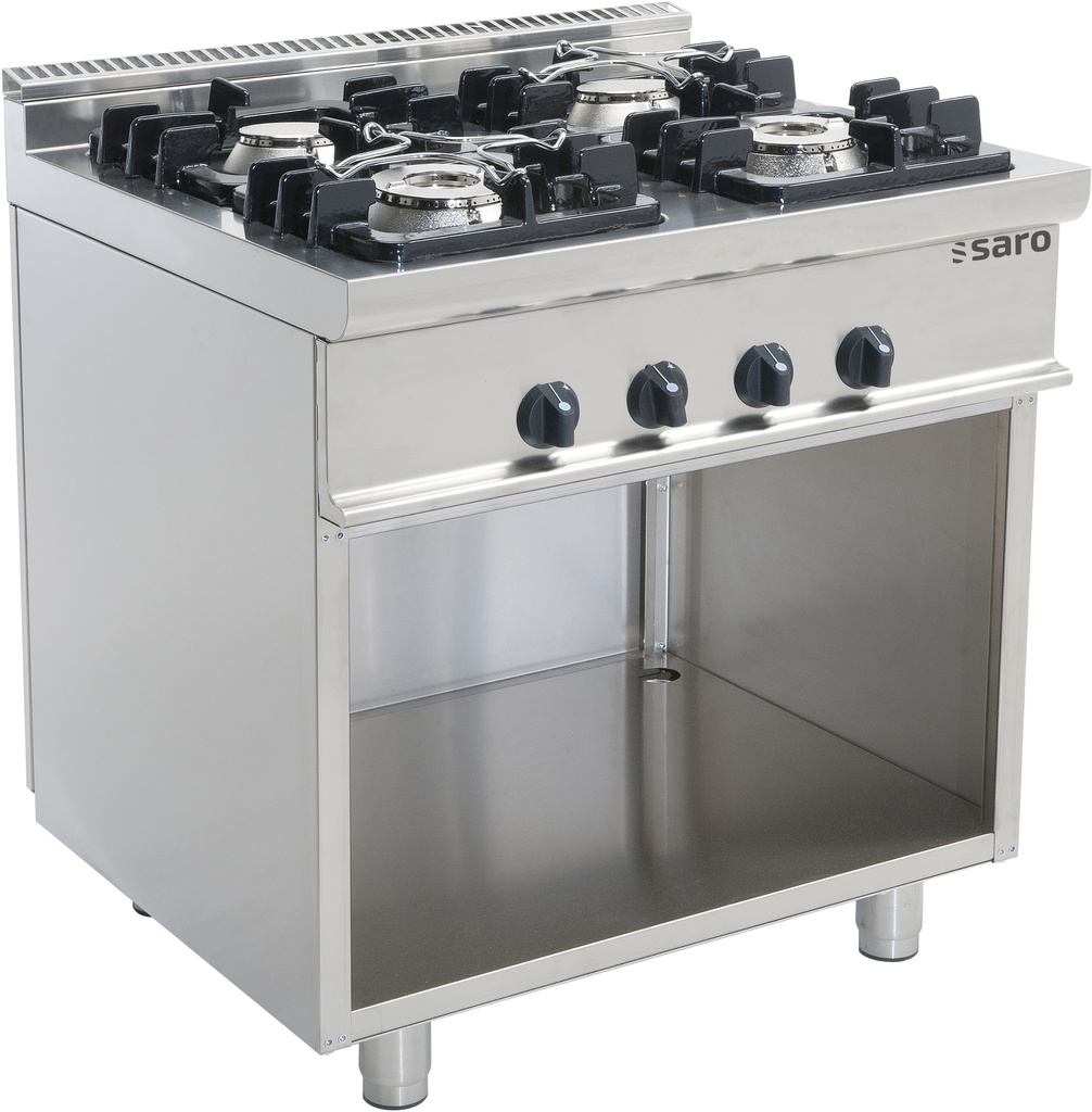 Saro Gasfornuis met open onderstel model E7/KUPG4BA 423-1020