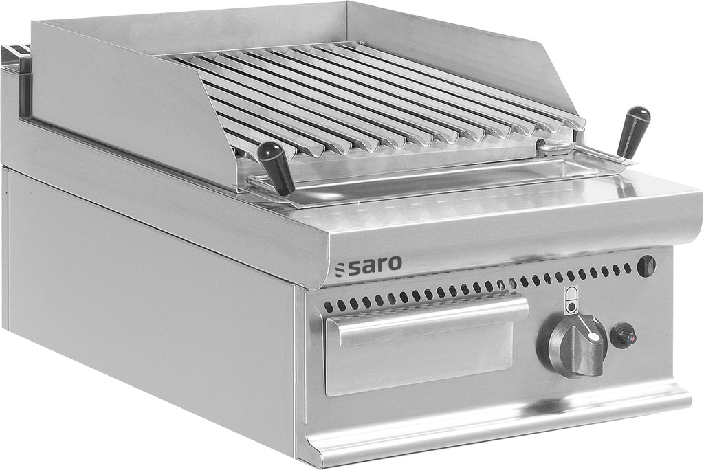Saro Gas lavasteengrill Tafelmodel E7/BS1BB 423-1260