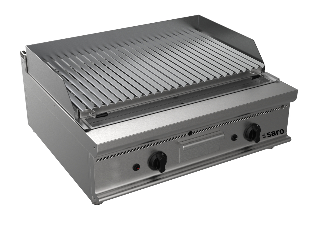Saro Gas lavasteengrill Tafelmodel E7/BS2BB 423-1265