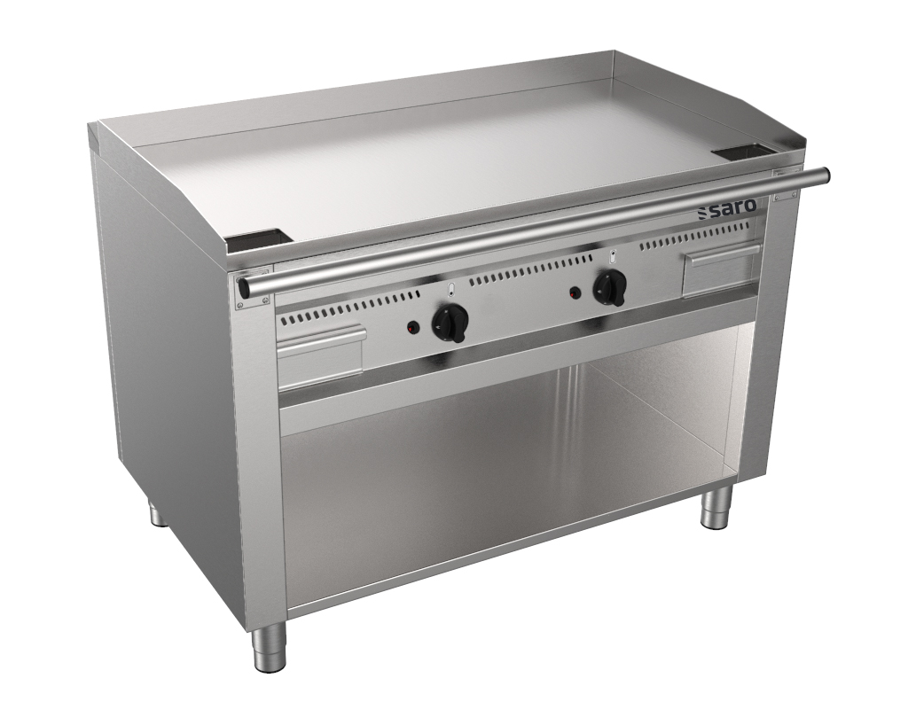 Saro Gas Teppanyaki Grill met open onderstel  TED2/120G 423-3100