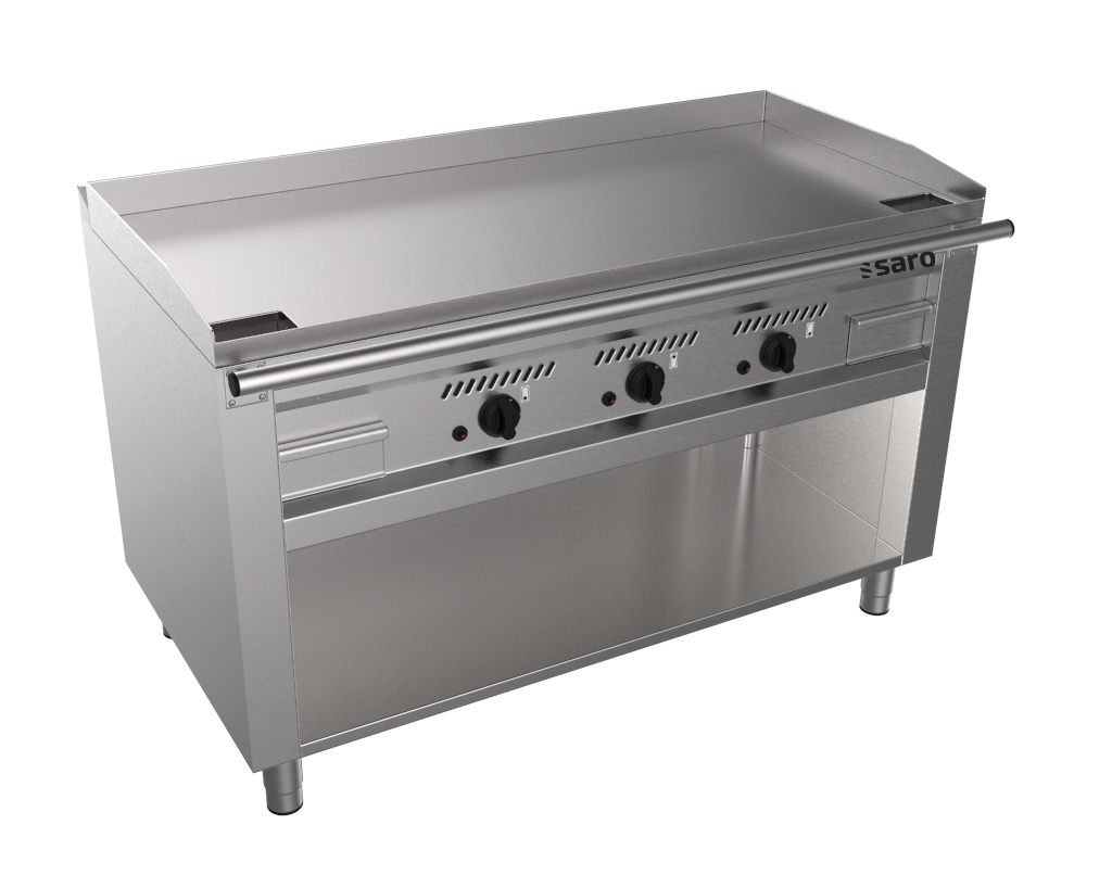 Saro Gas Teppanyaki Grill met open onderstel  TED3/140G 423-3105