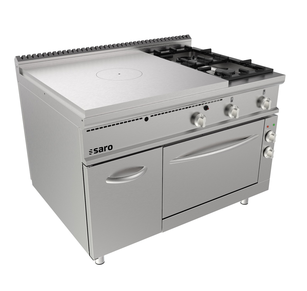 Saro gietijzeren kookplaat + oven, deur, LQ / TPG6LE 423-8125