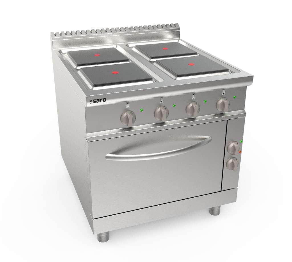 Saro Elektrisch fornuis + oven 4 platen, LQ / CQE4LE 423-8215